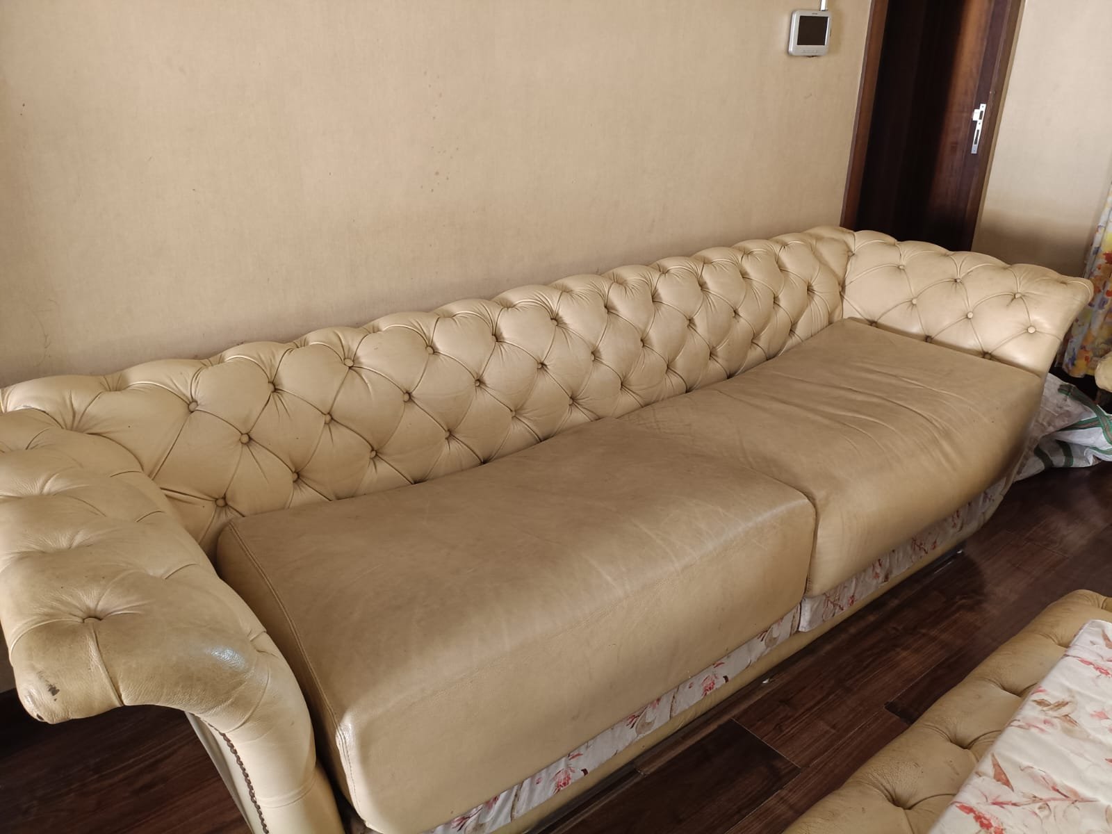 Sofa before cleaning 2